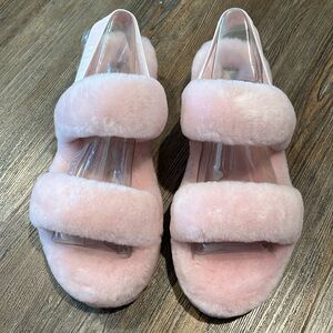 Pink Uggs Slides